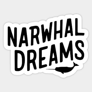 Narwhal Dreams Sticker